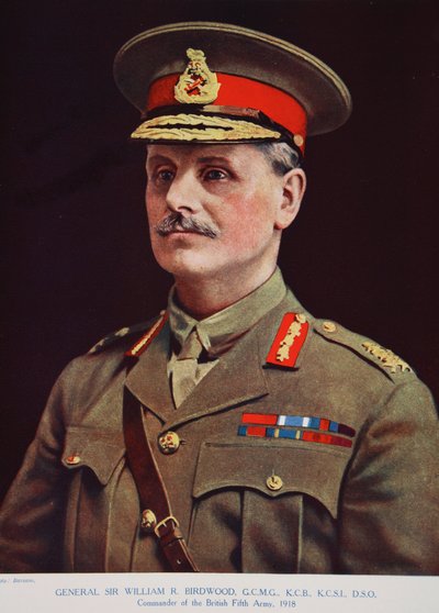 Generale Sir William R. Birdwood, 1914-19 da Alexander Bassano